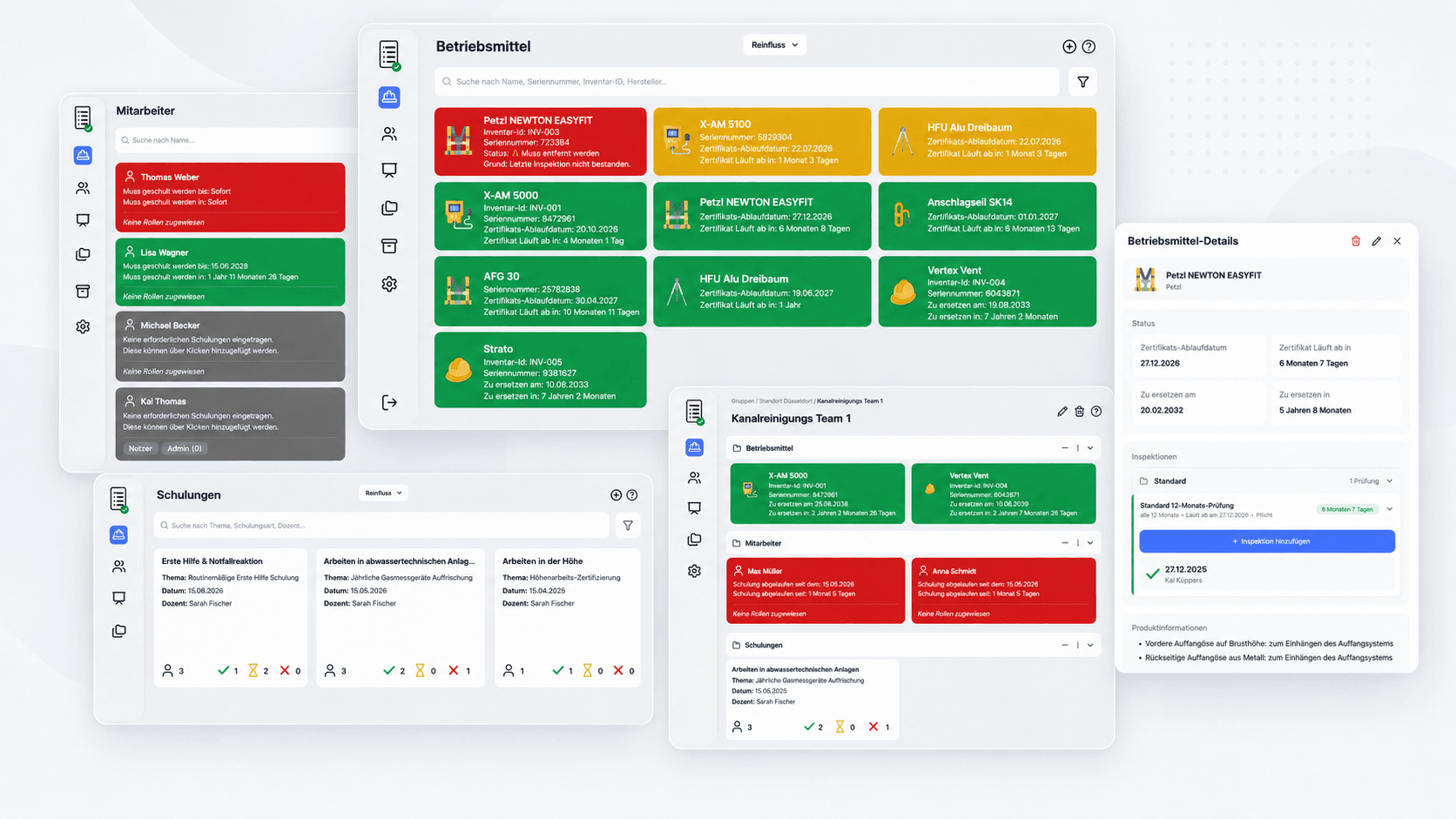 Produkt-Screenshot · Dashboard-Übersicht